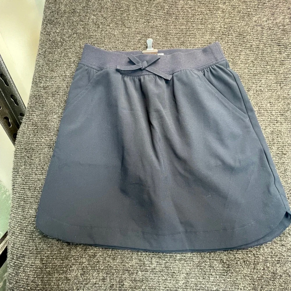 LOT OF 5 School Uniform Girls 6-7 Navy Khaki (4) Skirts (1) Jumper Private
